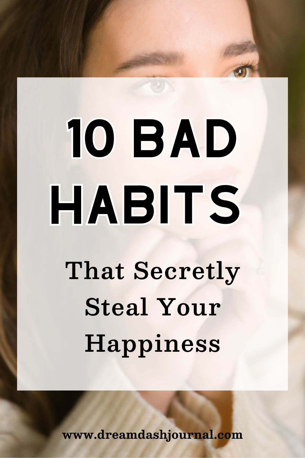 Bad habits to break